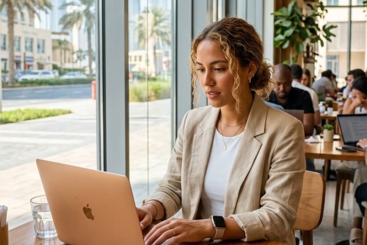 giovane professionista Dubai